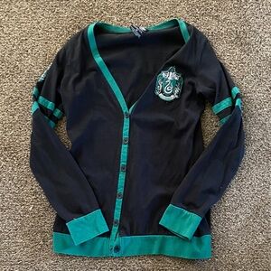 Warner Bros. Black and Green Cardigan